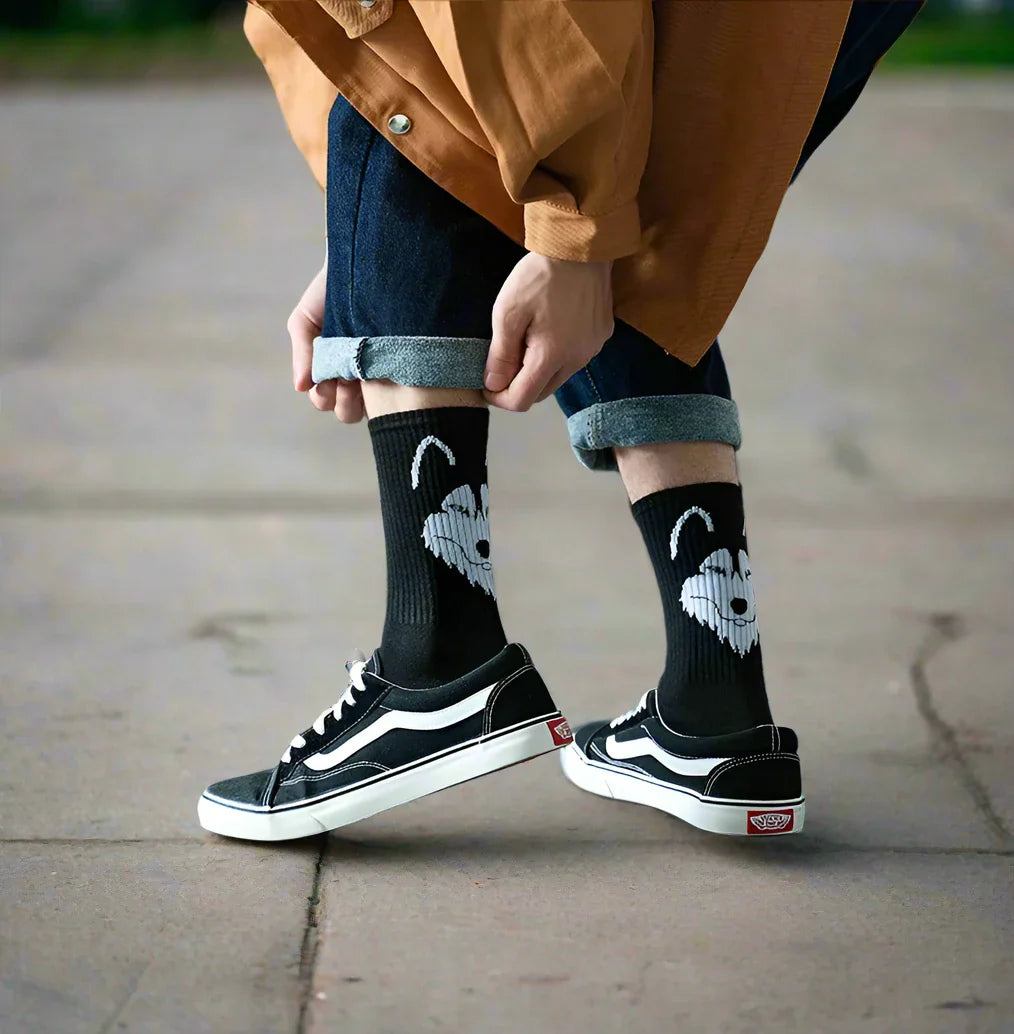 Wolf Crew Socks | Animal Print Socks for Wolf Lovers
