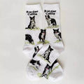 Border Collie Socks – Cute Sheepdog Crew Socks for Dog Lovers